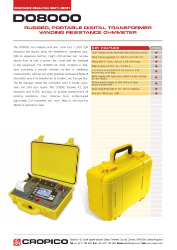 Cropico DO8000 Datasheet