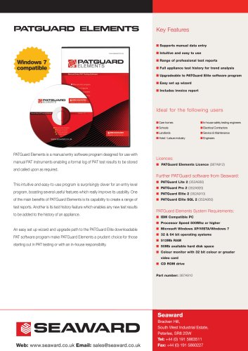 PATGuard Elements Datasheet