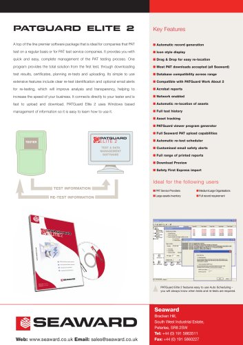 PATGuard Elite 2 Datasheet