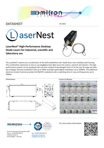 DATASHEET LaserNest®