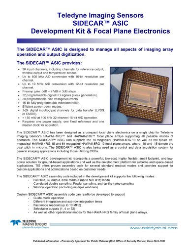 SIDECAR ASIC Development Kit Brochure