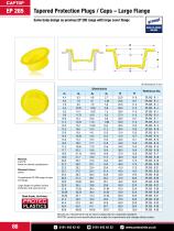 Captop EP 285 Tapered protection plugs / caps - Large flange