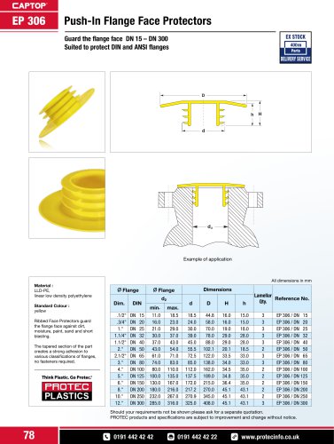 Captop EP 306 Push-in flange face protectors