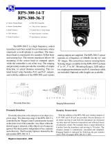 RPS-300-14-T, RPS-300-36-T Controller With Remote Sensing Head