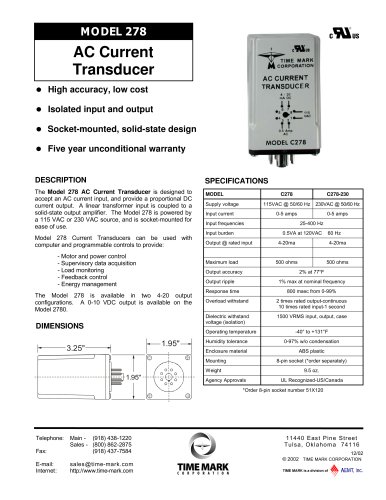 Current transducer