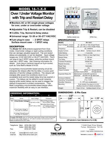 MODEL 16-1-X-X