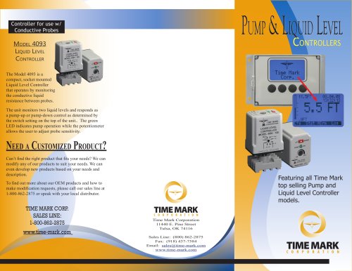 Pump & Liquid Level Controller