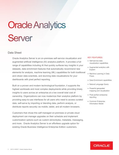 Oracle Analytics