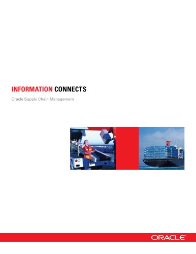 Oracle Supply Chain Management: Information Driven