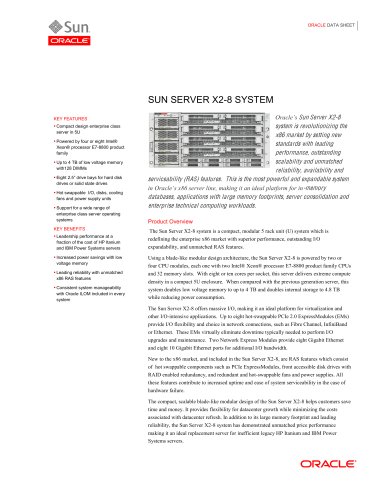 Sun Server X2-8