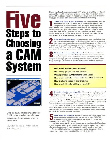 5 Steps to Choosing a CAM System