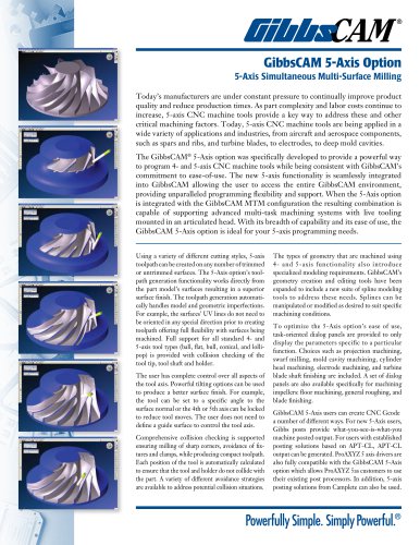 GibbsCAM 5-Axis