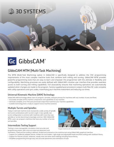 GibbsCAM MTM