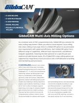 GibbsCAM Multi-Axis Milling Options