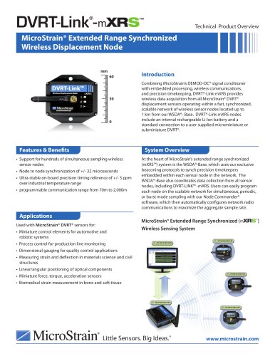 DVRT-Link? -mXRS? Wireless Displacement Node