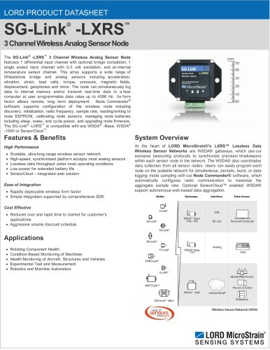 SG-Link® -LXRS® Wireless Strain Node