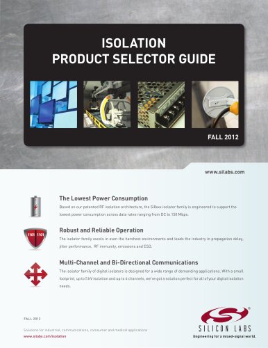 Isolation Selector Guide