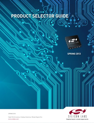 PRODUCT SELECTOR GUIDE 2013