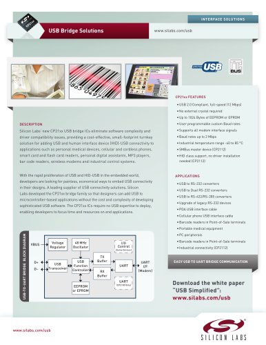 USB Bridge Solutions