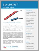 SpecBright? LED Line Lights