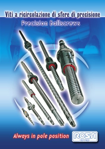 Ball Screw Catalogue