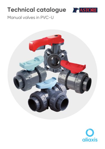 Manual valves in PVC-U