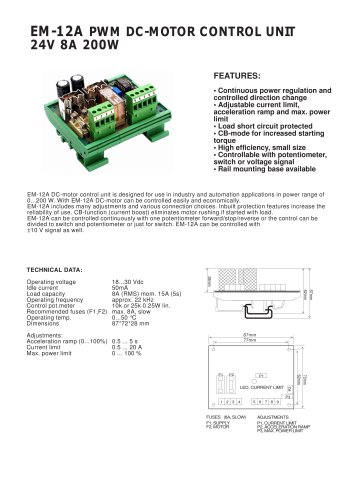 EM-12ADC motor controller