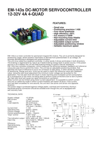 EM-143SPositioning controller