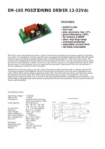 EM-165Positioning controller