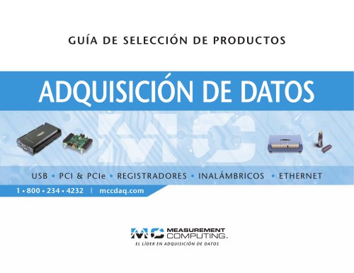 Data Acquisition Product Selection Catalog