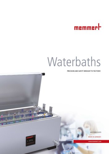 Brochure Waterbaths WTB