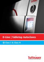 D-Line | Tabletop Autoclaves