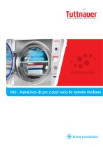 HSG - Autoclaves de pre y post vacío de tamaño mediano