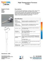 Very High Temperature  Furnace Sensor (HTF)