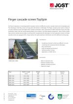 Finger cascade screen TopSpin