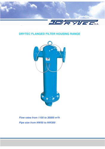 DRYTEC FLANGED FILTER HOUSING RANGE