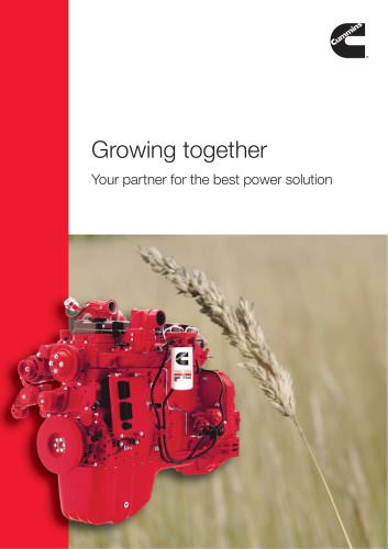 Cummins Agriculture Brochure - Growing Together