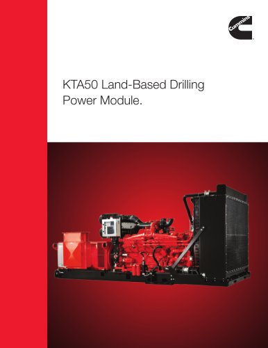 KTA50 Land-Based Drilling Power Module.