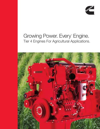 Tier 4 Engines For Agricultural Applications Brochure