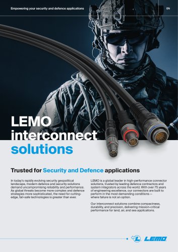Application leaflet - Security & Defence