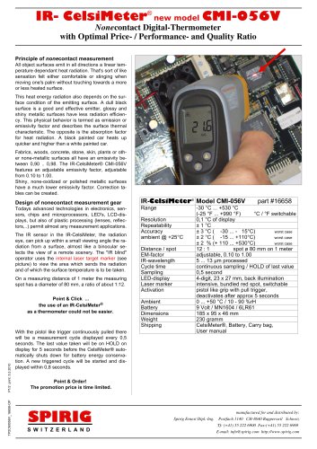 Infrared CelsiMeter® CMI-056V