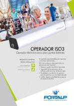 ISO 3 Operador electromecánico para puertas batientes