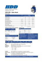 HDD 09E - Data sheet