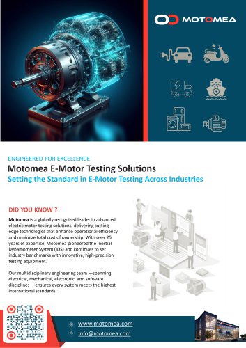 Introduction to Motomea E Motor Testing