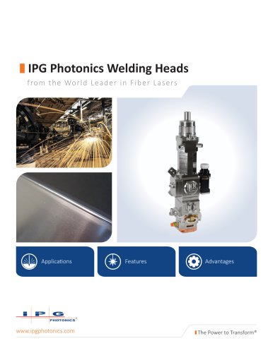 IPG Photonics Welding Heads