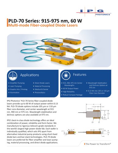 PLD-70 Laser Diode