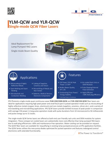 YLM-QCW and YLR-QCW