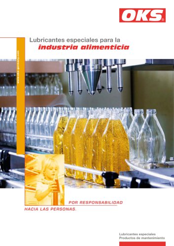 Lubricantes especiales para la industria alimenticia