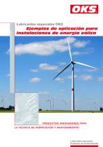 Lubricantes especiales OKS Ejemplos de aplicación para instalaciones de energía eólica - 1