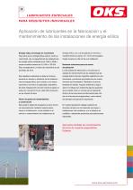 Lubricantes especiales OKS Ejemplos de aplicación para instalaciones de energía eólica - 3